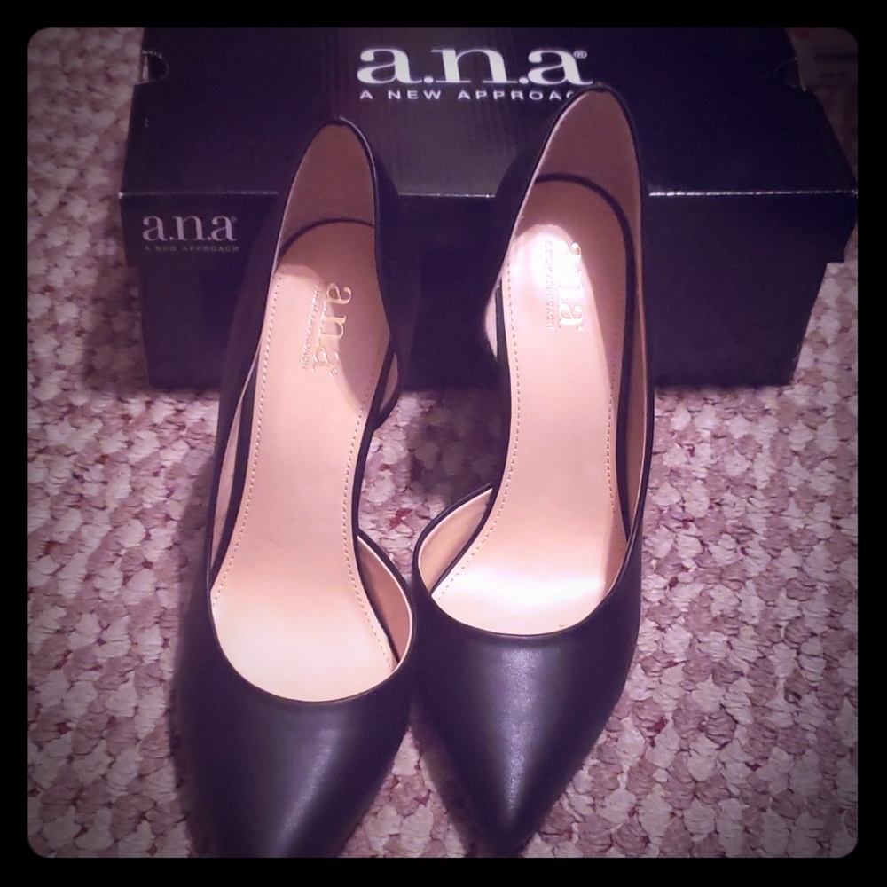 black heels